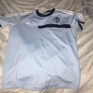 an adidas Kansas City soccer jersey